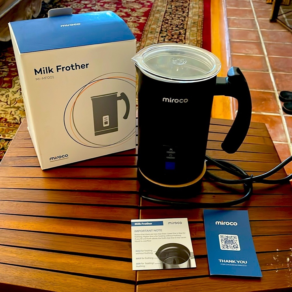 New Miroco Milk Frother- never used!